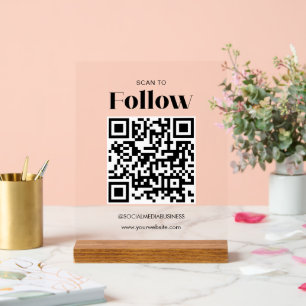 Scannez pour suivre le code QR de l'entreprise de 
