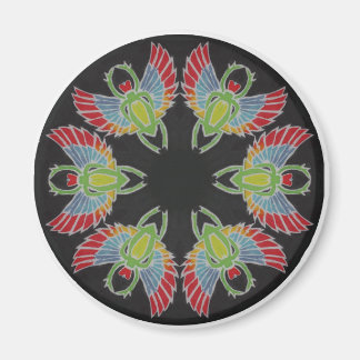 Scarab Batik Mandala Magnet