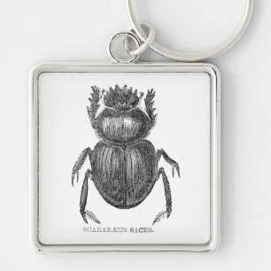 Scarab Beetle Keychain