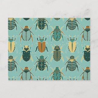 Scarab Beetles Postcard
