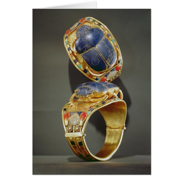Scarab bracelet, from the Tomb of Tutankhamun (Front)
