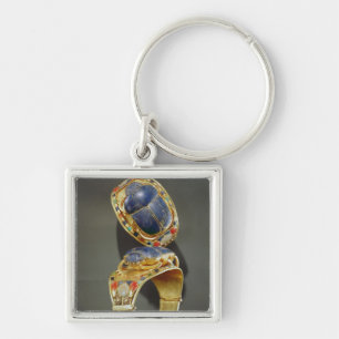 Scarab bracelet, from the Tomb of Tutankhamun Keychain