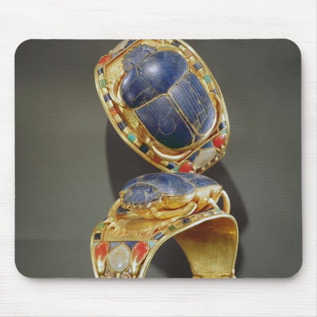 Scarab bracelet, from the Tomb of Tutankhamun Mouse Pad (Front)
