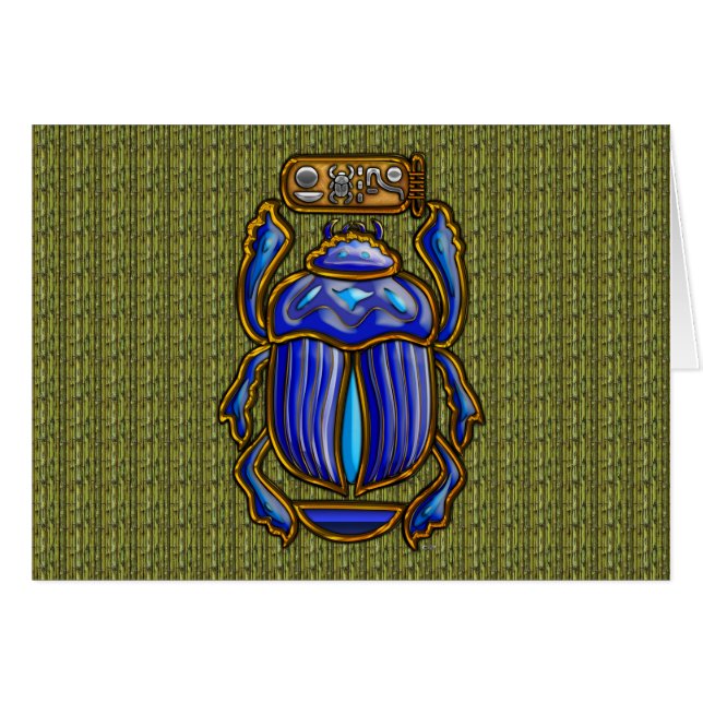 Scarab égyptien antique (Devant horizontal)