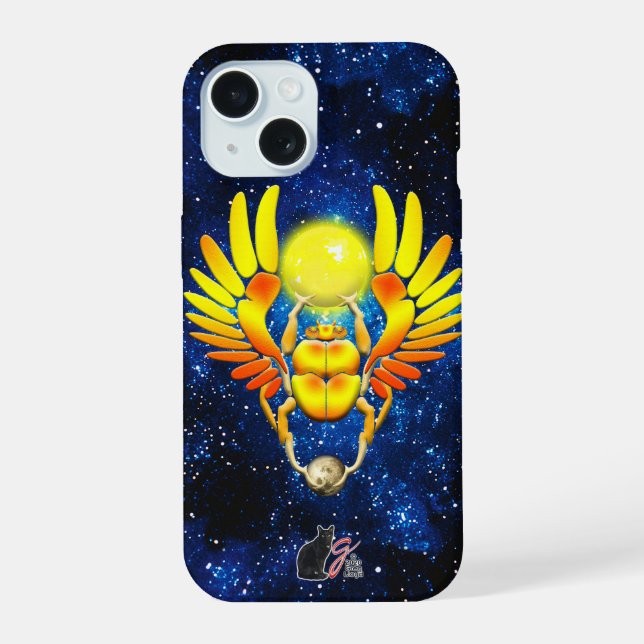 Scarab iPhone 15 Case (Back)