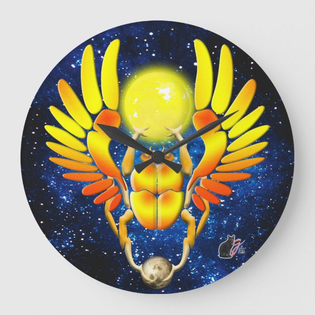 Scarab Large Clock (Front)
