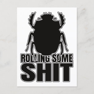 Scarabaeus Scarabaeus Sacred Scarab – Entomology Postcard