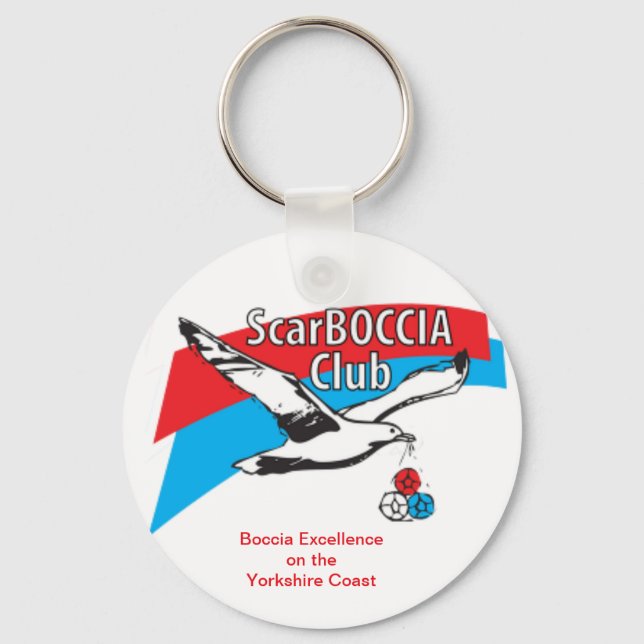 Scarboccia  Round Key Chain (Front)