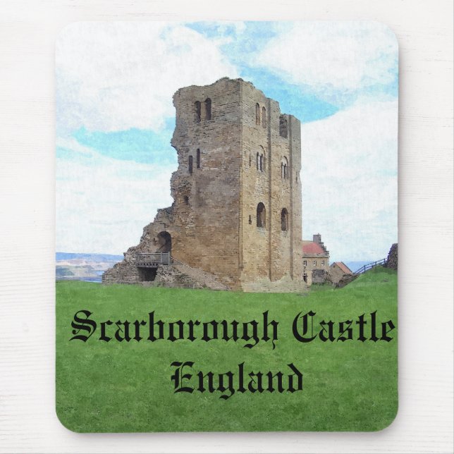 Scarborough Castle England mousemat Mouse Pad (Front)