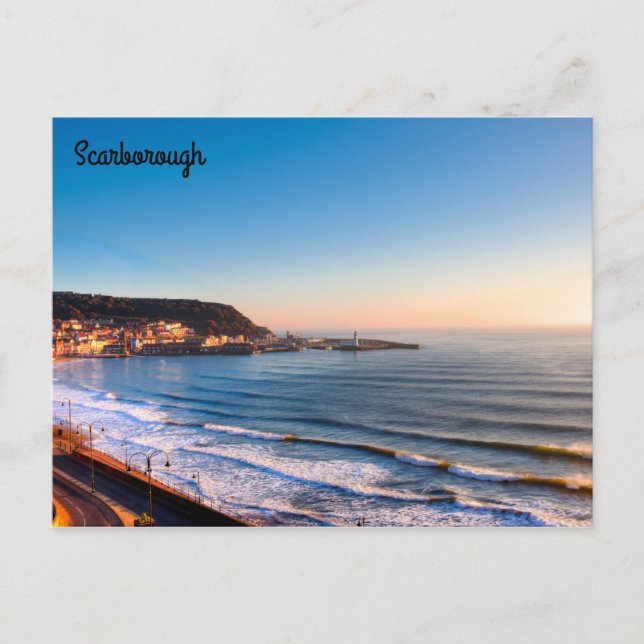 Scarborough Coastline Postcard (Front)