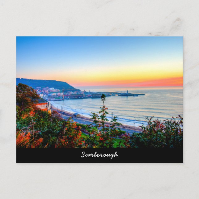 Scarborough Coastline Postcard (Front)