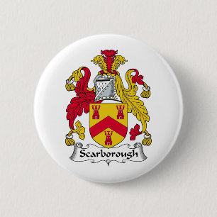 Scarborough Family Crest 2 Inch Round Button