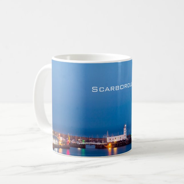 Scarborough Lighthouse Coffee Mug (Front Left)