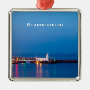 Scarborough Lighthouse Metal Ornament