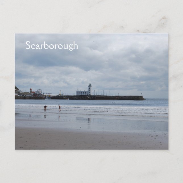 Scarborough Lighthouse Postcard (Front)
