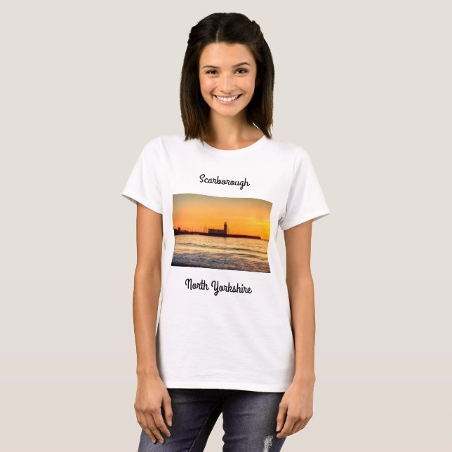 Scarborough Lighthouse T-Shirt (Front Full)