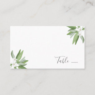 Scarborough Sage Wedding Seating Place Cards