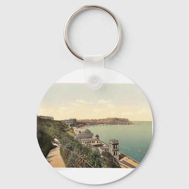 Scarborough, South Bay, Yorkshire, England rare Ph Keychain (Front)