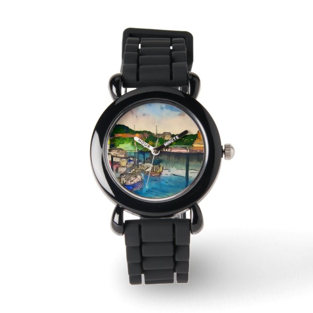 Scarborough Watercolour  Watch (Front)