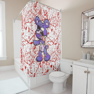 Scare Bear Shower Curtain