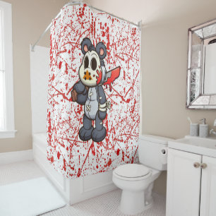 Scare Bear Shower Curtain
