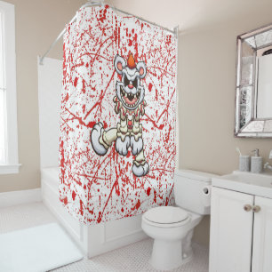 Scare Bear Shower Curtain