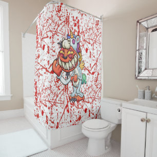 Scare Bear Shower Curtain