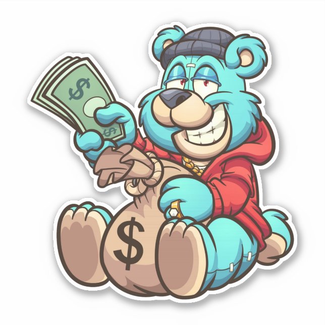 Scare Bear - Thief Sticker (Front)