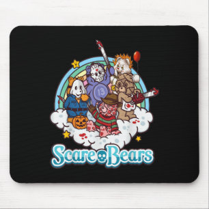 Scare Bears Halloween Party Scary Mouse Pad