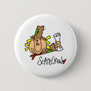 Scarecrow 2 Inch Round Button