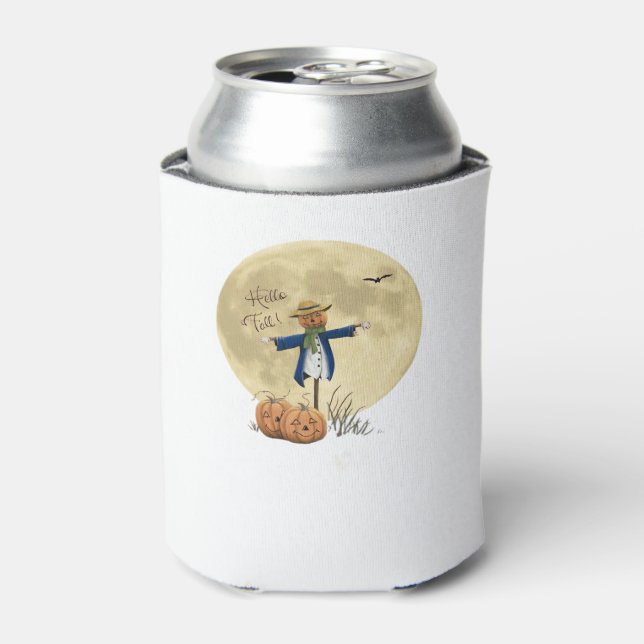 Scarecrow and moon Oversized T-Shirt.png Can Cooler (Can Front)