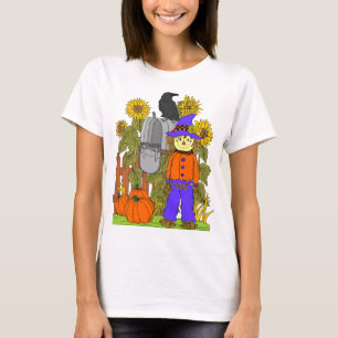 Scarecrow and Pumpkins T-Shirt