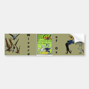 Scarecrow and Tin Man Bumper Sticker