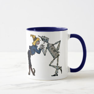 Scarecrow and Tin Man Ceramic Mug
