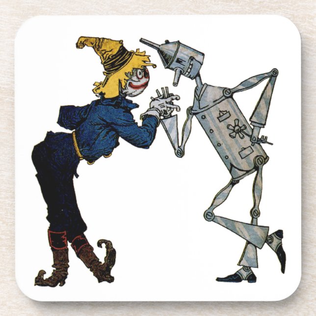 Scarecrow and Tin Man Coaster (Front)
