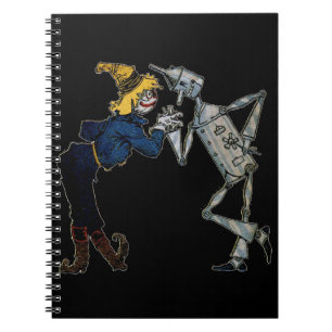 Scarecrow and Tin Man Notebook