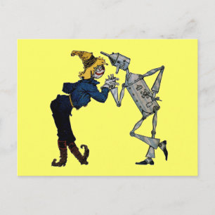 Scarecrow and Tin Man Postcards