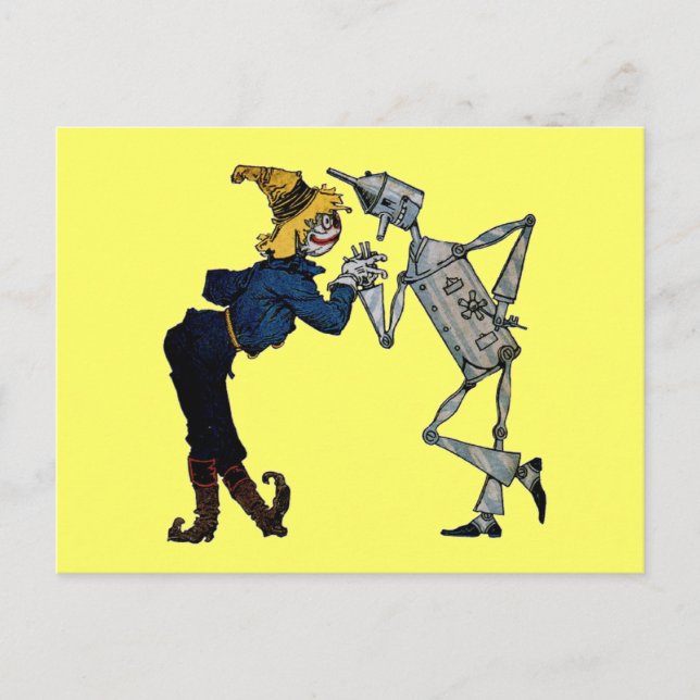 Scarecrow and Tin Man Postcards (Front)