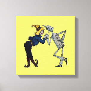 Scarecrow and Tin Man Wrapped Canvas