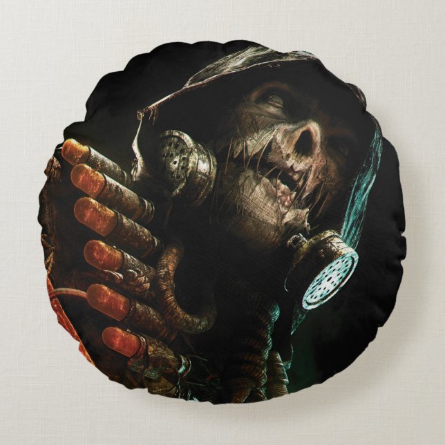 Scarecrow Character Art Round Pillow (Front)