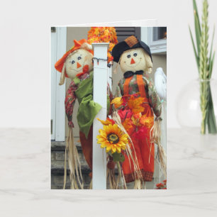 Scarecrow Fall Greeting Card