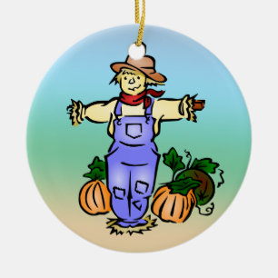 Scarecrow Farmer Ornament