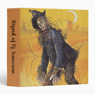 Scarecrow from Wizard of Oz, Vintage Fairy Tales Binder