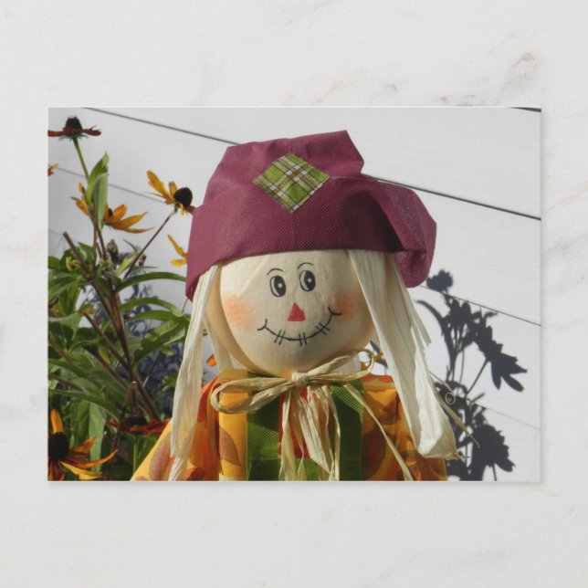 Scarecrow Girl Postcard (Front)