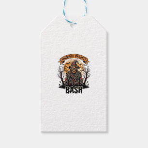 Scarecrow Halloween Shirt Vintage Engraving Party Gift Tags