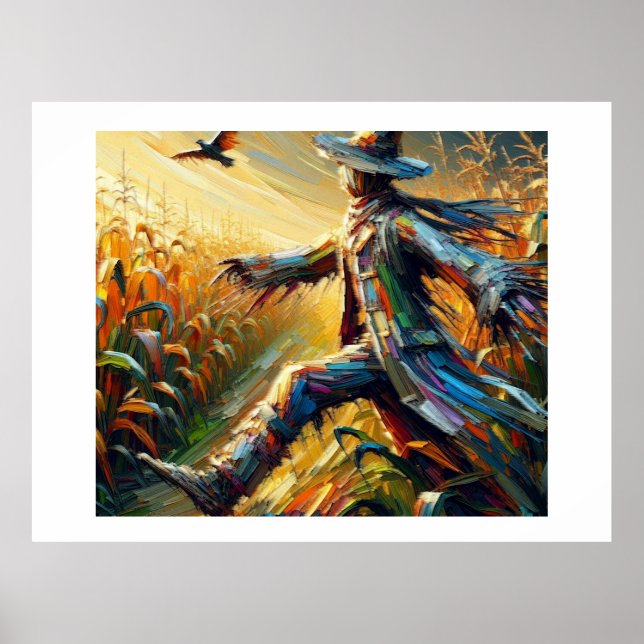 Scarecrow in Field of Corn,  Poster (Front)