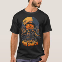 Scarecrow in halloween