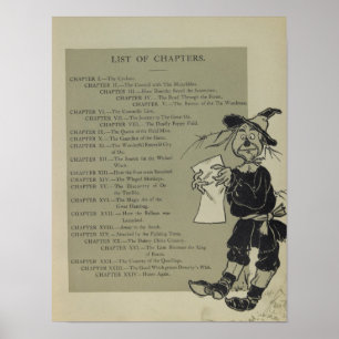 Scarecrow List of Chapters Poster