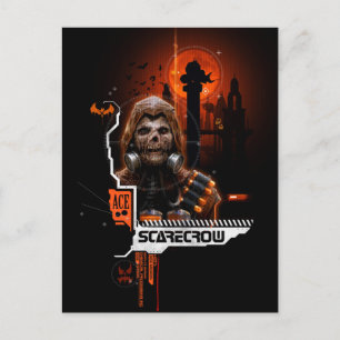 Scarecrow Orange Graphic Postcard