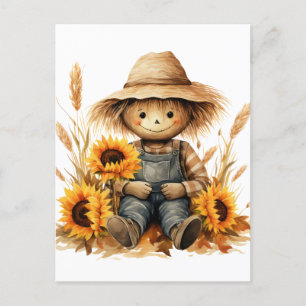 Scarecrow  postcard